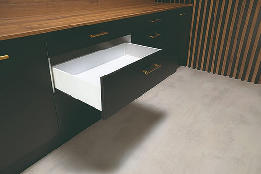 Alto Slim Wall Drawer Set 135mm High (MATT WHITE) NL 270-550mm