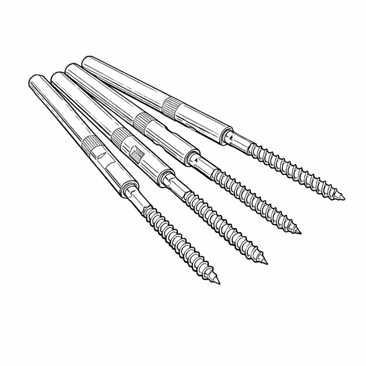 Floating Shelf Rods 4 PCS