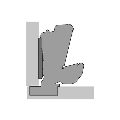 Hettich - FULL OVERLAY 165 Degree Corner Hinge (52x5.5mm)