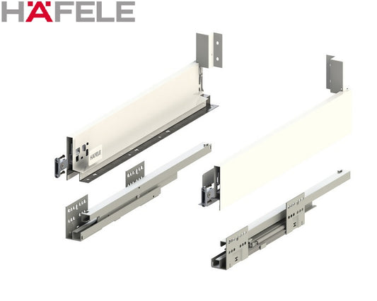 Alto Slim Wall Drawer Set 84mm High (MATT WHITE) NL 270-550mm