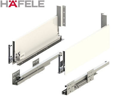 Alto Slim Wall Drawer Set 135mm High (MATT WHITE) NL 270-550mm