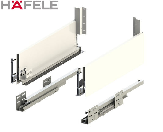 Alto Slim Wall Drawer Set 135mm High (MATT WHITE) NL 270-550mm