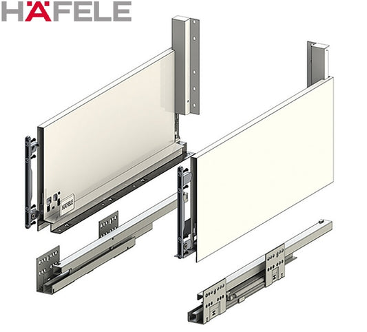 Alto Slim Wall Drawer Set 199mm High (MATT WHITE) NL 270-550mm