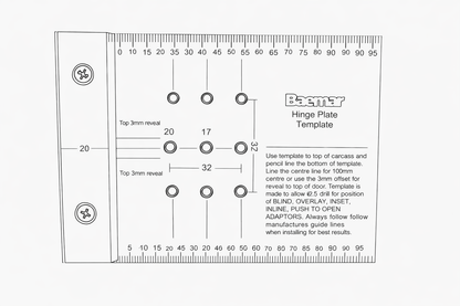 Hinge Plate Template