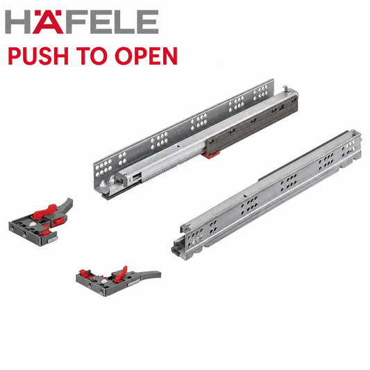 PUSH TO OPEN Matrix Drawer Runner (UMA30) Full Extension Concealed