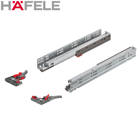 Häfele Matrix Runner (UMA30) full extension, synchronised running action SOFT CLOSING