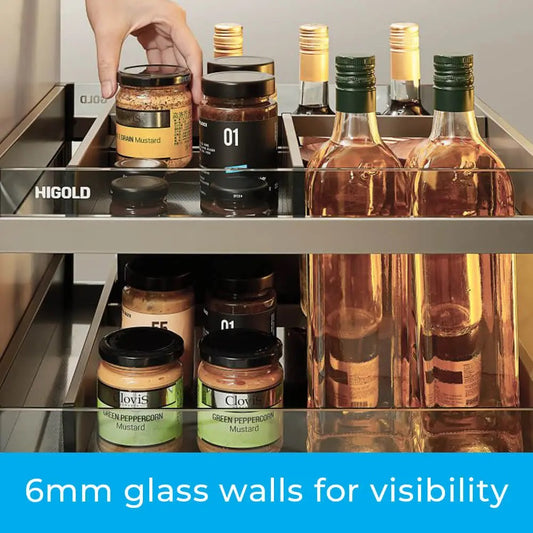 Shearer CRYSTAL Pull Out Kitchen Cupboard Organiser 300mm - 400mm CABINET