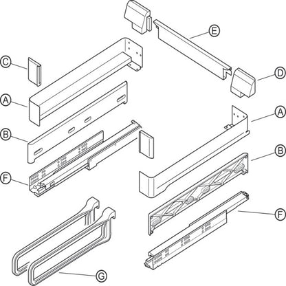 Hafele Conero Trouser Pull-out System