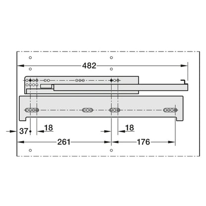 Hafele Conero Trouser Pull-out System