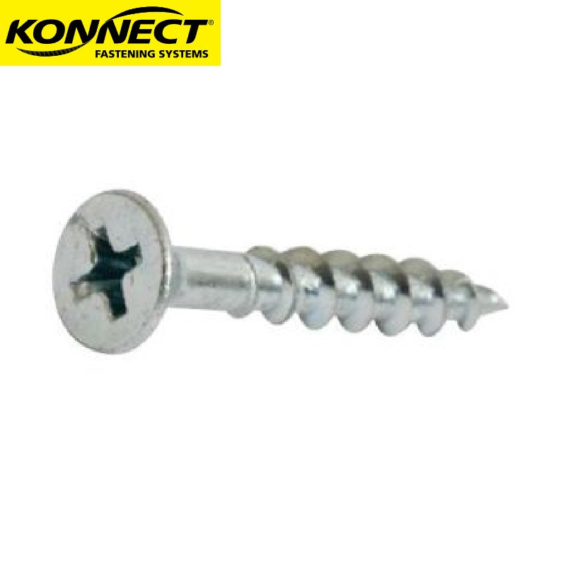 PARTIAL THREAD PHILLIPS HEAD SCREWS (Driver Bit Included)